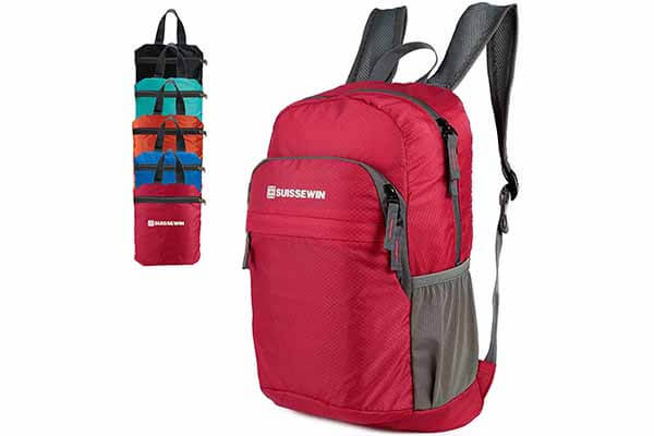 Suissewin Packable Lightweight Hiking Backpack