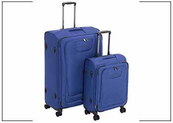 AmazonBasics Premium Expandable Softside Spinner Luggage