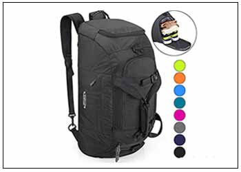 G4Free Travel Duffel Backpack with Shoe Compartment 40L