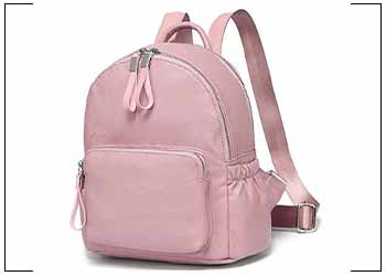 Vaschy Faux Leather Small Backpack for Women