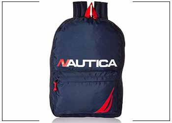 Nautica Men's Polyester Lightweight Backpack on a white background