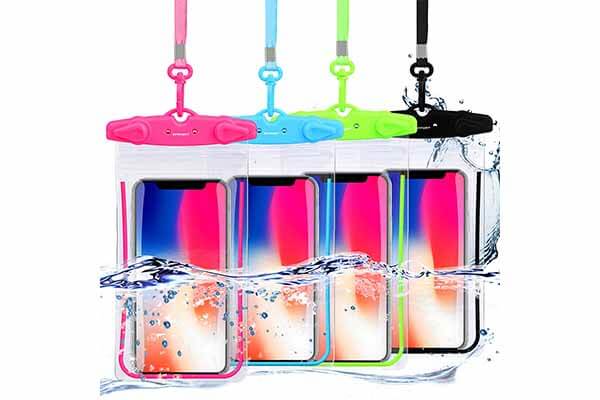 FITFORT 4 Pack Universal Waterproof Case - travel gadgets and accessories