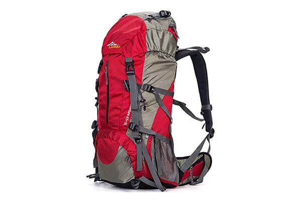 AmazonBasics Internal Frame Hiking Backpack with Rainfly