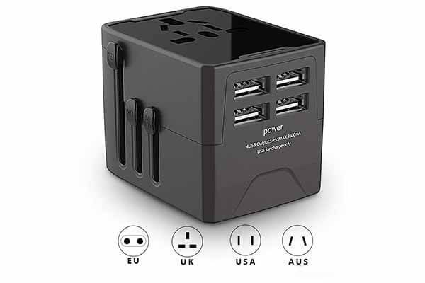 JOOMFEEN Universal Travel All-in-One Wall Charger