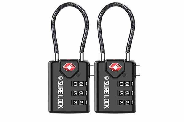 TSA Compatible Travel Luggage Locks