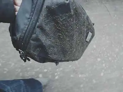 dirty backpack