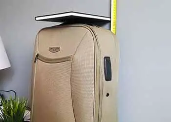 How to Measure Your Luggage with a Book