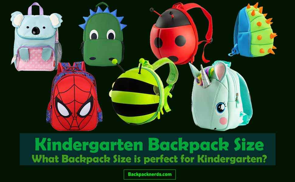 Kindergarten Backpack Size