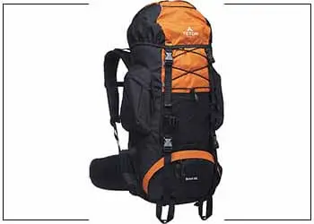 a heavy duty backpacking backpack for hiking, camping, trekking