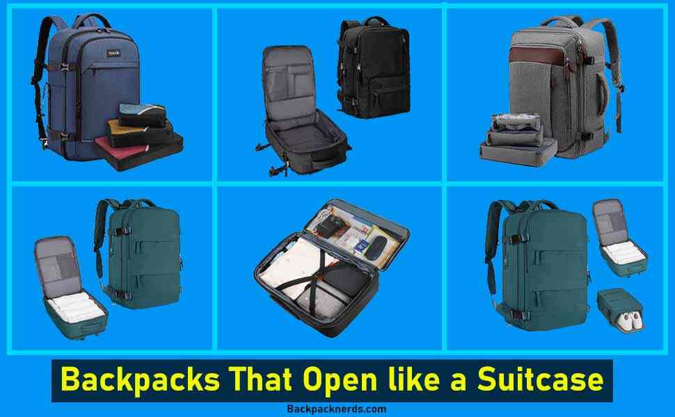 backpacks that open like a suitcase