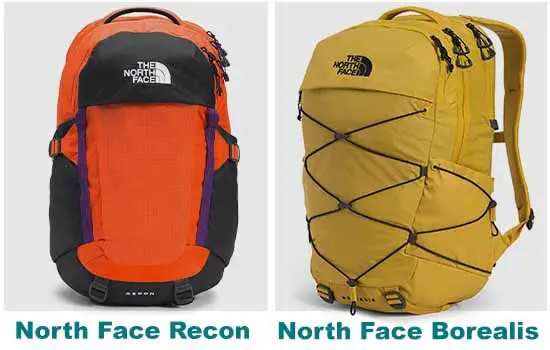 Which Backpack Is Better Overall North Face Recon Or Borealis