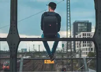 backpack with a man (FAQs About Choosing a Backpack)