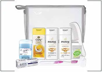 Travel-Sized Toiletries Convenience Kits International Women's 10-Piece Deluxe Kit with Travel Size TSA Compliant Essentials
