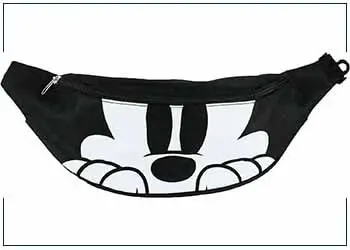 Disney Mickey Mouse Double Pocket Fanny Waist Pack