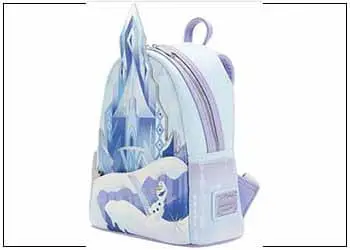 Loungefly Disney Frozen Princess Castle Womens Double Strap Shoulder Bag