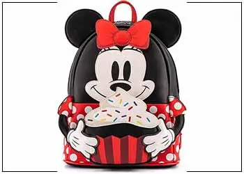 Loungefly Disney Minnnie Mouse Oh My Cosplay Treats Womens Double Strap Shoulder Bag Purse
