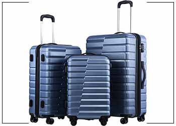 Coolife Expandable Luggage 3 Piece  Sets