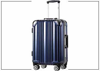Coolife Luggage Aluminium Frame Suitcase