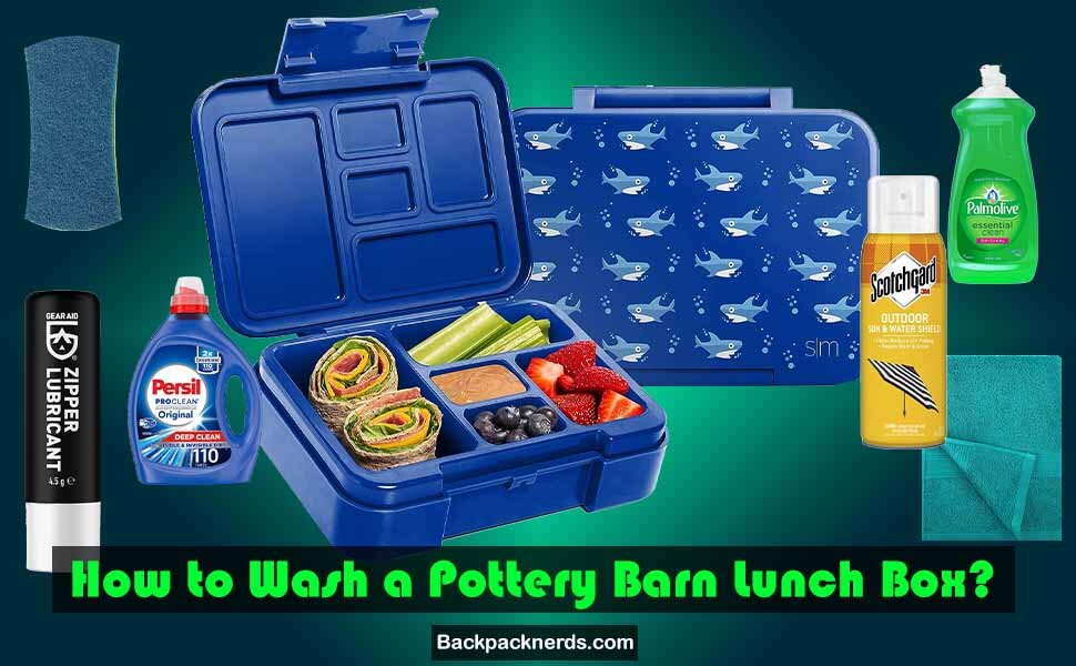 how to wash pottery barn lunch boxes