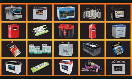 Different types of batteries