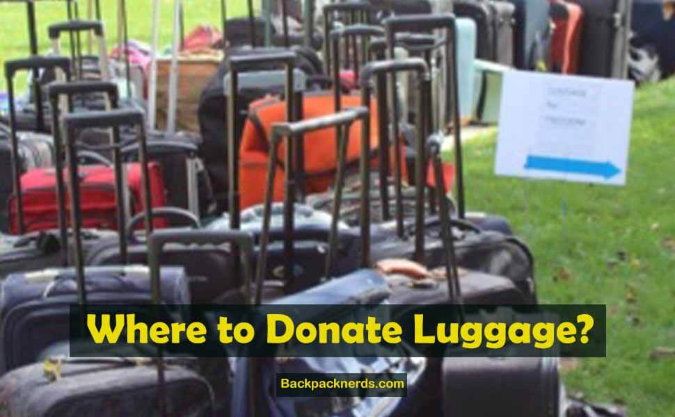 Where to Donate Luggage